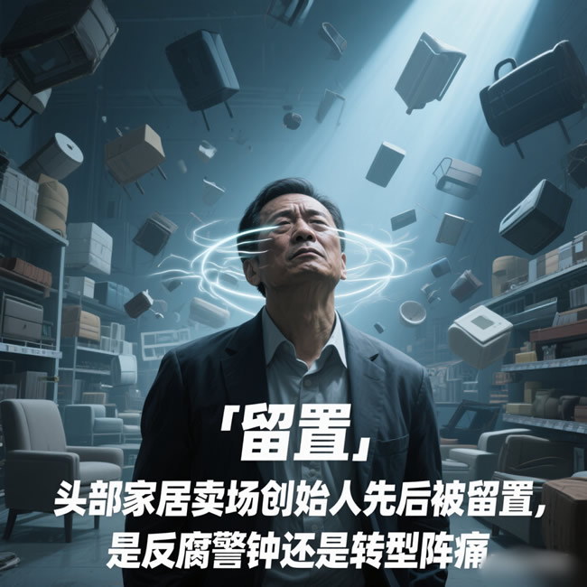 头部家居卖场创始人先后被留置，是反腐警钟，还是转型阵痛？