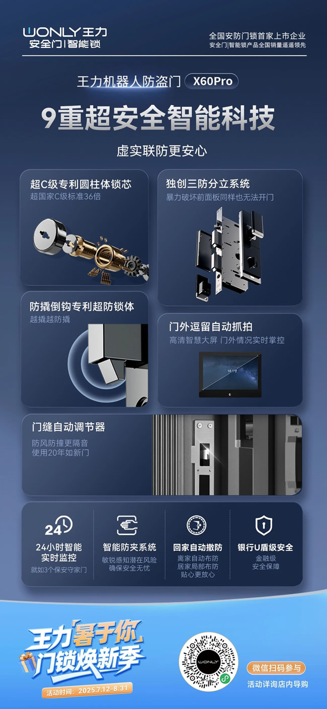 王力门业 | 别让“铁将军”变“纸老虎”！夏季防盗升级，从换掉这道“安全命门”开始！