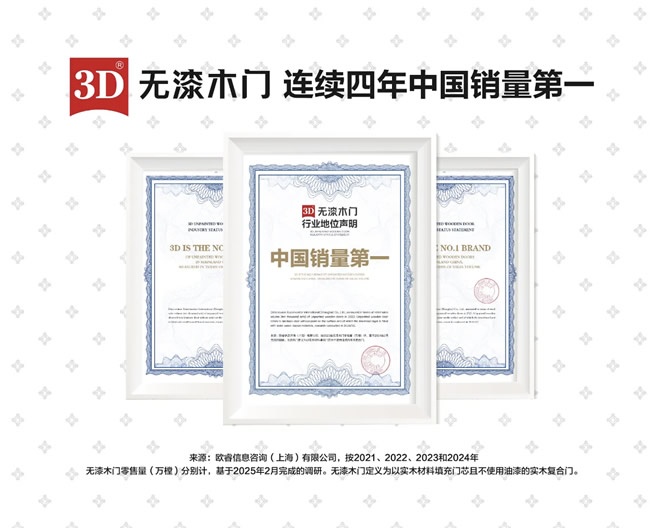 3D无漆木门